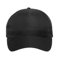 Black - Side - Atlantis Recy Five Recycled Polyester Baseball Cap