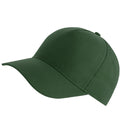 Bottle Green - Back - Atlantis Recy Five Recycled Polyester Baseball Cap