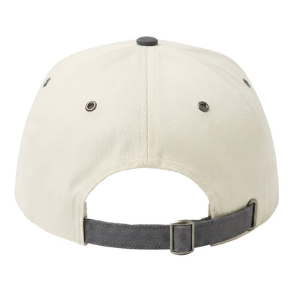 White-Navy - Back - Atlantis Recy Five Recycled Polyester Baseball Cap