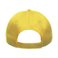 Yellow - Side - Atlantis Recy Five Recycled Polyester Baseball Cap