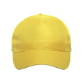 Yellow - Side - Atlantis Recy Five Recycled Polyester Baseball Cap