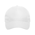 White - Back - Atlantis Recy Five Recycled Polyester Baseball Cap