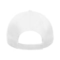 White - Side - Atlantis Recy Five Recycled Polyester Baseball Cap