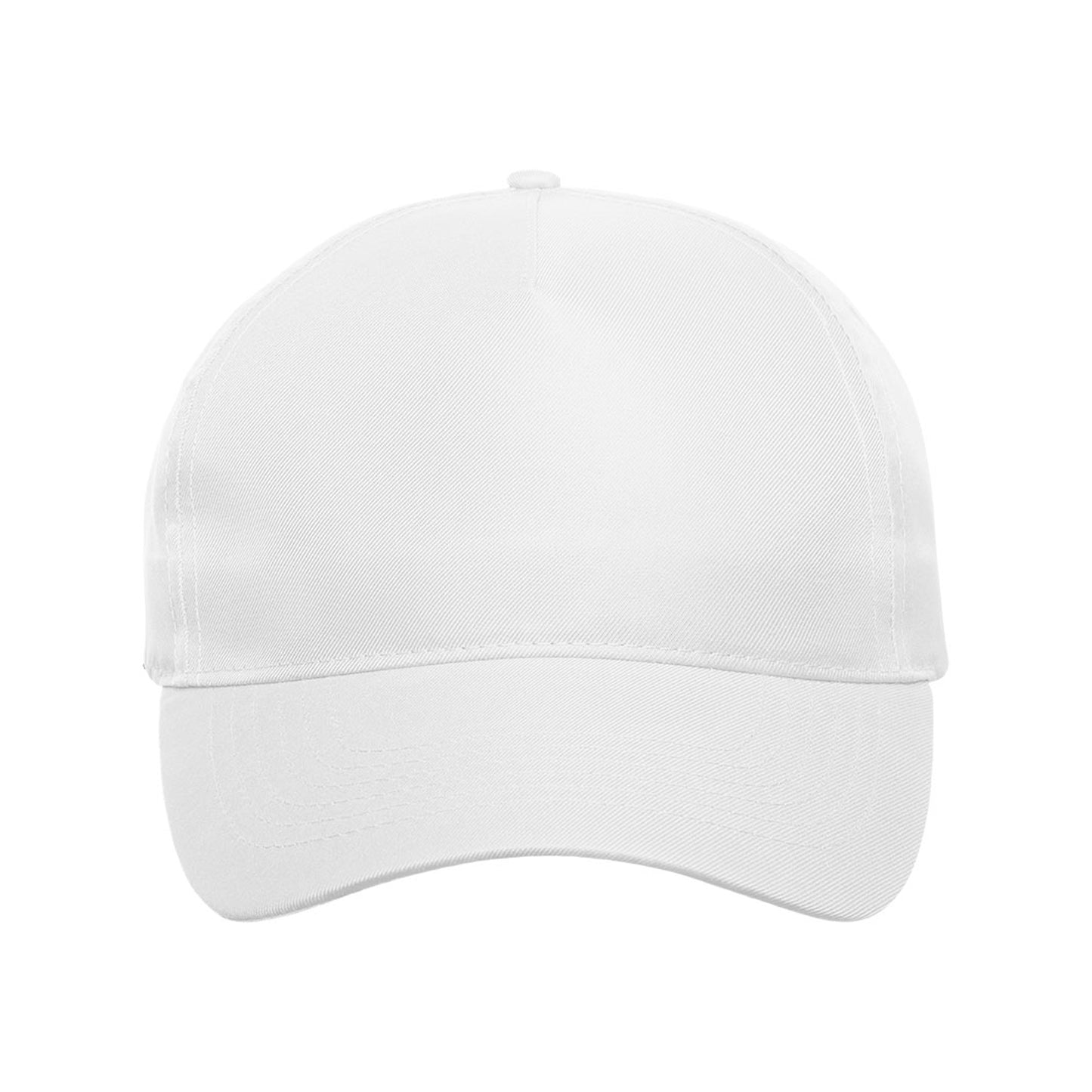 White - Side - Atlantis Recy Five Recycled Polyester Baseball Cap