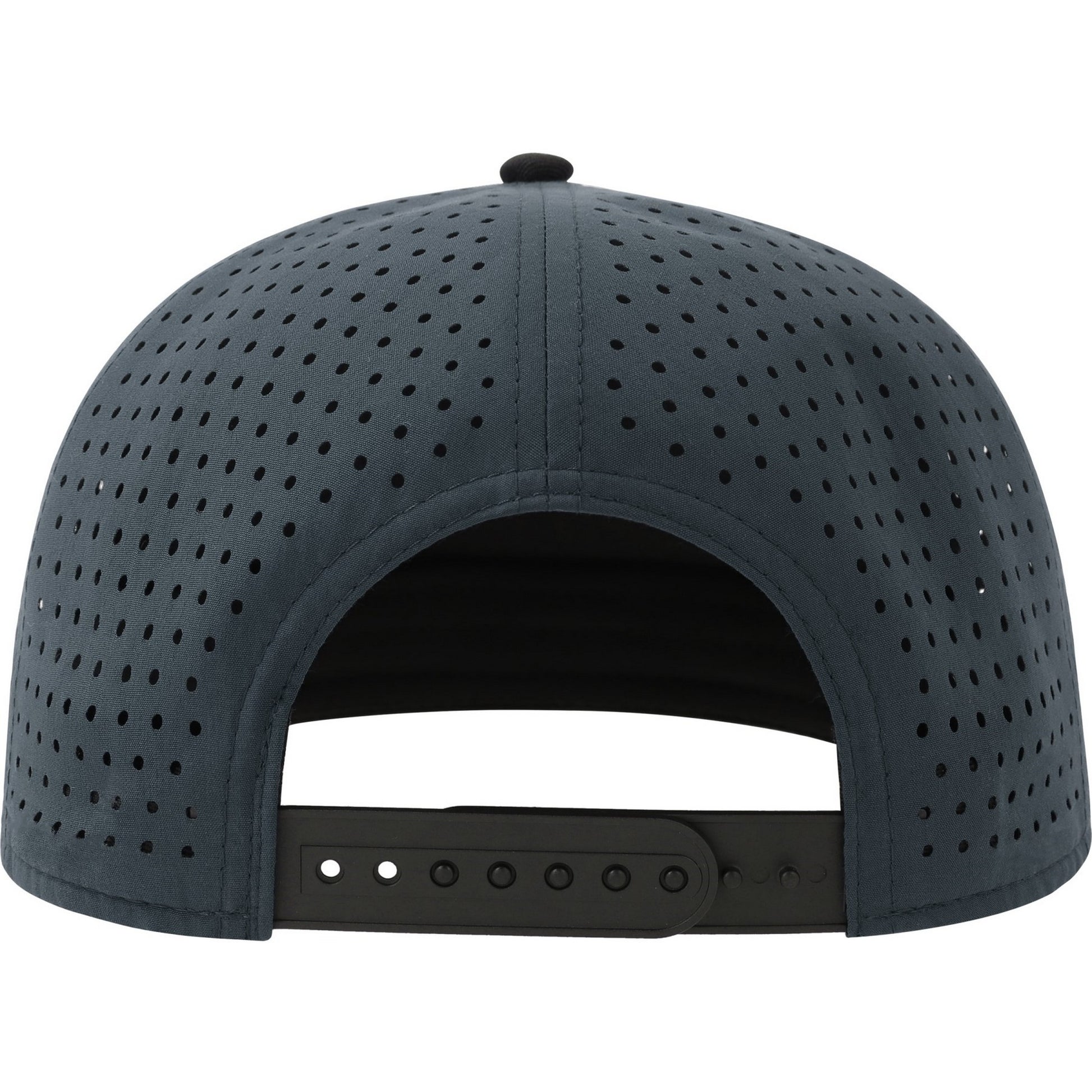 Navy-Black - Back - Atlantis Unisex Adult Bank 5 Panel Recycled Snapback Cap