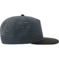 Navy-Black - Lifestyle - Atlantis Unisex Adult Bank 5 Panel Recycled Snapback Cap