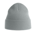 Light Grey - Back - Atlantis Unisex Adult Nelson Ribbed Organic Cotton Beanie