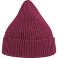 Burgundy - Back - Atlantis Unisex Adult Andy Recycled Polyester Beanie