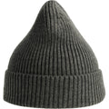 Dark Grey Melange - Back - Atlantis Unisex Adult Andy Recycled Polyester Beanie