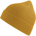 Mustard - Side - Atlantis Unisex Adult Andy Recycled Polyester Beanie