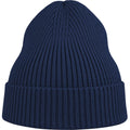 Navy - Front - Atlantis Unisex Adult Andy Recycled Polyester Beanie