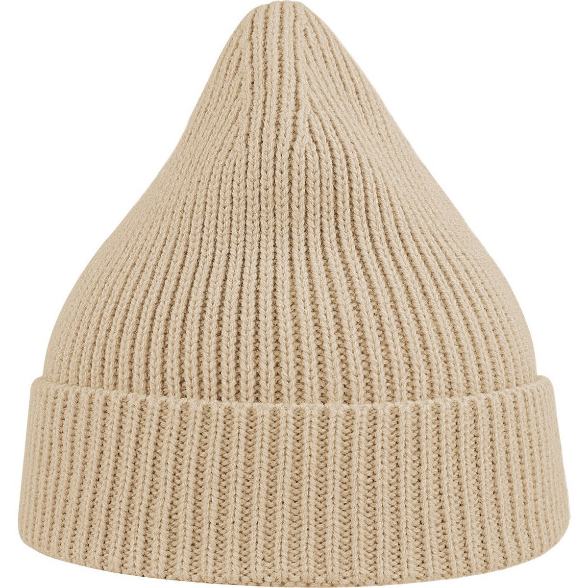 Beige - Back - Atlantis Unisex Adult Andy Recycled Polyester Beanie