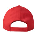 Red - Back - Atlantis Childrens-Kids Recy Five 5 Panel Recycled Baseball Cap