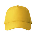 Yellow - Side - Atlantis Childrens-Kids Recy Five 5 Panel Recycled Baseball Cap