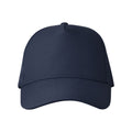 Navy - Side - Atlantis Childrens-Kids Recy Five 5 Panel Recycled Baseball Cap