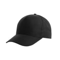 Black - Front - Atlantis Childrens-Kids Recy Five 5 Panel Recycled Baseball Cap