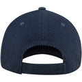 Navy - Back - Atlantis Unisex Adult Cordy S Corduroy Recycled Baseball Cap