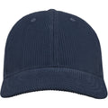 Navy - Side - Atlantis Unisex Adult Cordy S Corduroy Recycled Baseball Cap