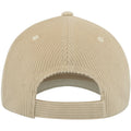 Stone - Back - Atlantis Unisex Adult Cordy S Corduroy Recycled Baseball Cap