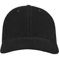 Black - Side - Atlantis Unisex Adult Cordy S Corduroy Recycled Baseball Cap