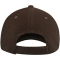 Brown - Back - Atlantis Unisex Adult Cordy S Corduroy Recycled Baseball Cap