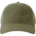 Olive - Side - Atlantis Unisex Adult Creep S Corduroy Recycled Baseball Cap