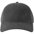 Grey - Side - Atlantis Unisex Adult Creep S Corduroy Recycled Baseball Cap