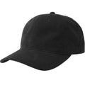 Black - Front - Atlantis Unisex Adult Creep S Corduroy Recycled Baseball Cap