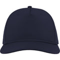 Navy - Side - Atlantis Unisex Adult Ray S 5 Panel Recycled Baseball Cap