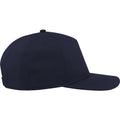 Navy - Lifestyle - Atlantis Unisex Adult Ray S 5 Panel Recycled Baseball Cap