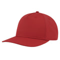 Red - Front - Atlantis Unisex Adult Ray S 5 Panel Recycled Baseball Cap