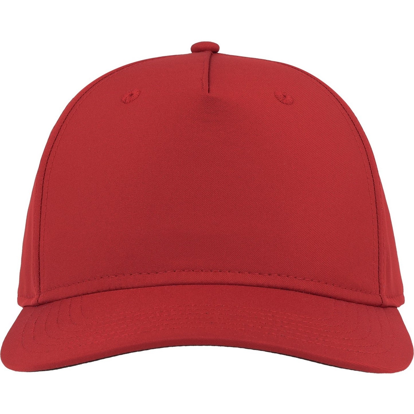 Red - Side - Atlantis Unisex Adult Ray S 5 Panel Recycled Baseball Cap