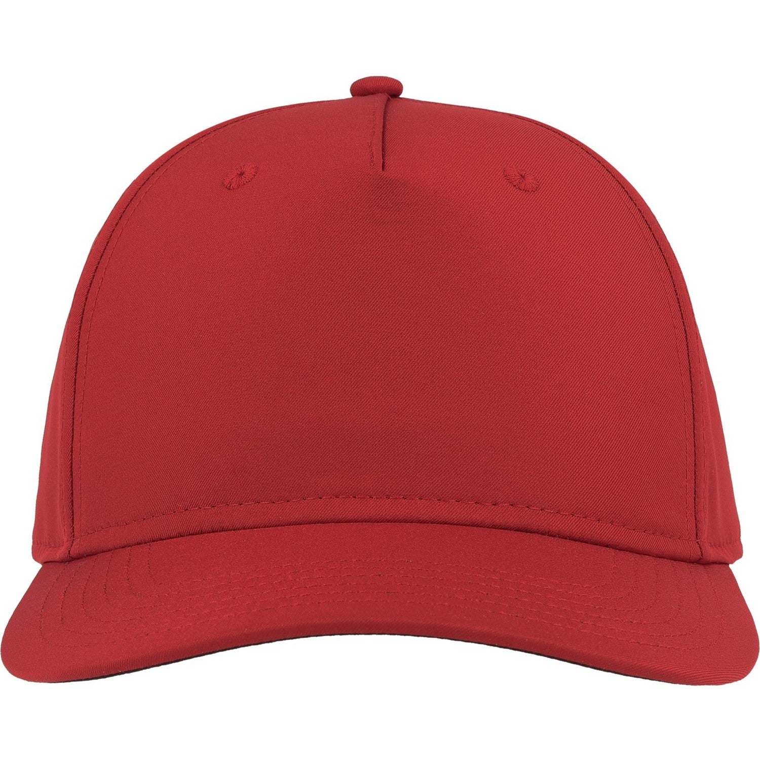 Red - Side - Atlantis Unisex Adult Ray S 5 Panel Recycled Baseball Cap