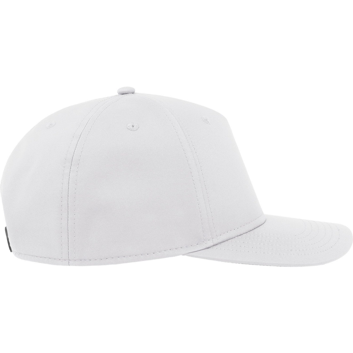 White - Lifestyle - Atlantis Unisex Adult Ray S 5 Panel Recycled Baseball Cap