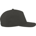 Dark Grey - Lifestyle - Atlantis Unisex Adult Ray S 5 Panel Recycled Baseball Cap