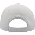 White - Back - Atlantis Estoril 6 Panel Jacquard Recycled Baseball Cap