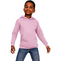 Light Pink - Front - Casual Classics Childrens-Kids Blended Ringspun Cotton Hoodie