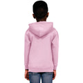 Light Pink - Back - Casual Classics Childrens-Kids Blended Ringspun Cotton Hoodie