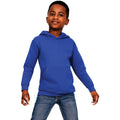Royal Blue - Front - Casual Classics Childrens-Kids Blended Ringspun Cotton Hoodie