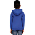 Royal Blue - Back - Casual Classics Childrens-Kids Blended Ringspun Cotton Hoodie