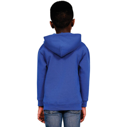 Royal Blue - Back - Casual Classics Childrens-Kids Blended Ringspun Cotton Hoodie