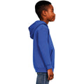 Royal Blue - Side - Casual Classics Childrens-Kids Blended Ringspun Cotton Hoodie