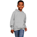 Sports Grey - Front - Casual Classics Childrens-Kids Blended Ringspun Cotton Hoodie