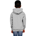 Sports Grey - Back - Casual Classics Childrens-Kids Blended Ringspun Cotton Hoodie