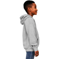 Sports Grey - Side - Casual Classics Childrens-Kids Blended Ringspun Cotton Hoodie