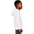 White - Side - Casual Classics Childrens-Kids Blended Ringspun Cotton Hoodie