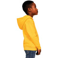 Yellow - Side - Casual Classics Childrens-Kids Blended Ringspun Cotton Hoodie