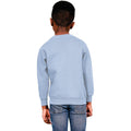 Light Blue - Back - Casual Classics Childrens-Kids Blended Ringspun Cotton Sweatshirt