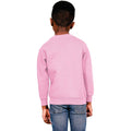 Light Pink - Back - Casual Classics Childrens-Kids Blended Ringspun Cotton Sweatshirt