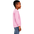 Light Pink - Side - Casual Classics Childrens-Kids Blended Ringspun Cotton Sweatshirt